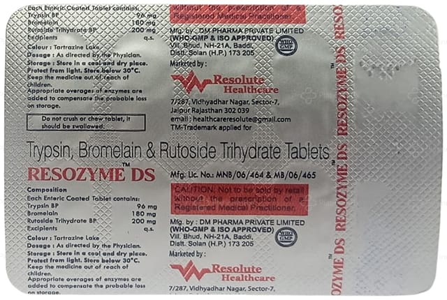Resozyme DS Tablet 10s