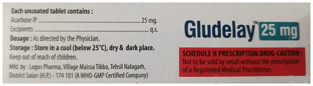 Gludelay 25mg Tablet 10s