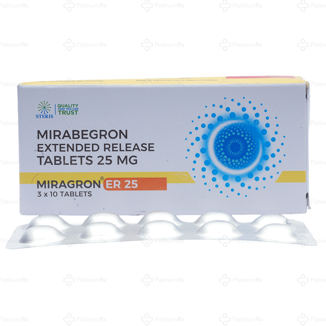 Miragron 25mg Tablet ER 10s