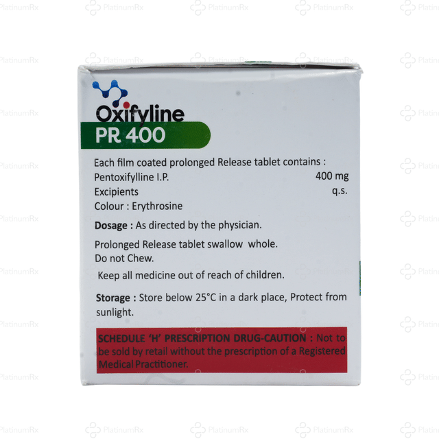 Oxifyline PR 400mg Tablet 15s