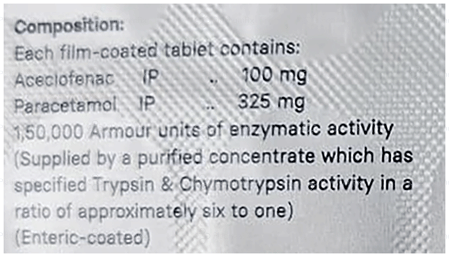 Chymoflam AP Plus Tablet 10s