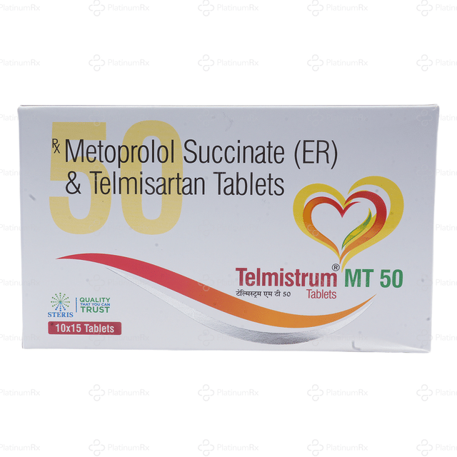 Telmistrum MT 50/40mg Tablet ER 15s