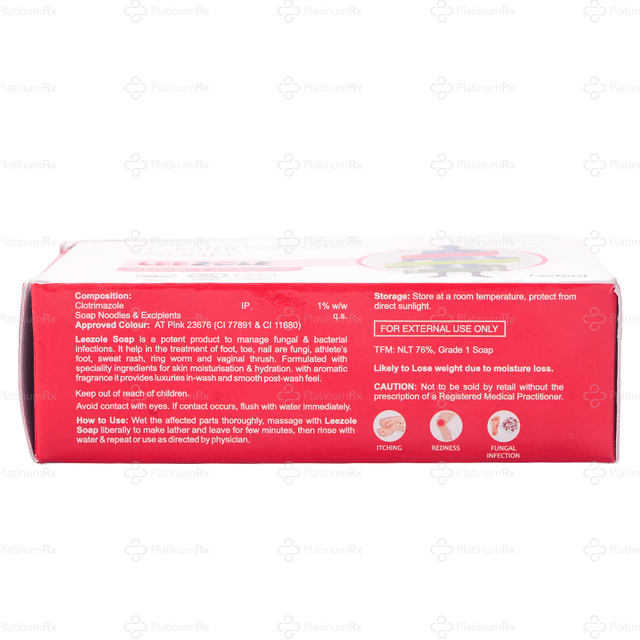 Leezole 1% Soap 75gm