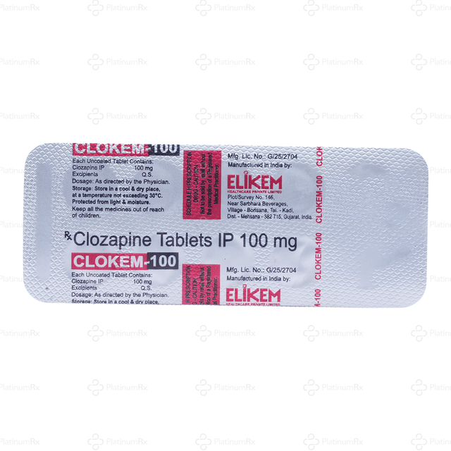 Clokem 100mg Tablet 10s