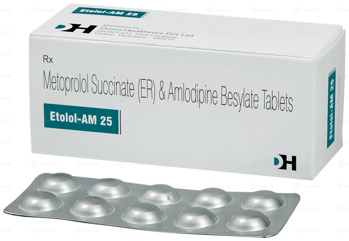 Etolol AM 5/25mg Tablet ER 10s