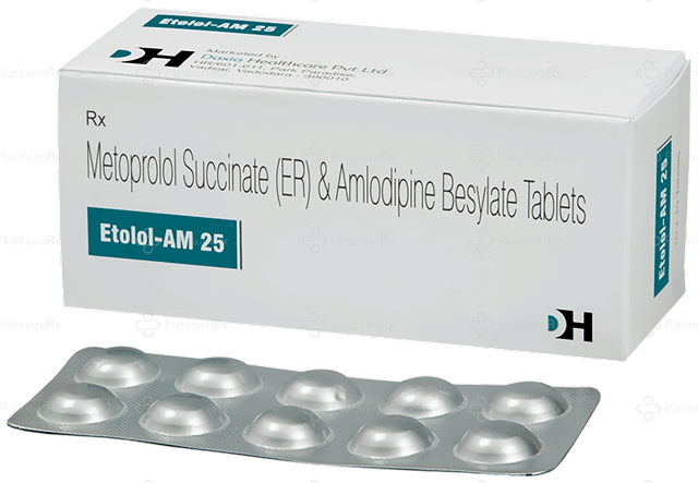 Etolol AM 5/25mg Tablet ER 10s