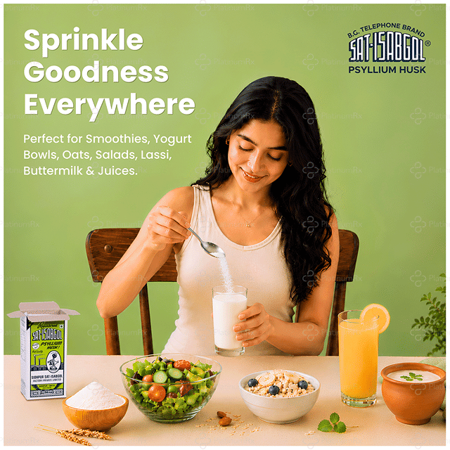 Sat-Isabgol Powder Eases Constipation 100gm