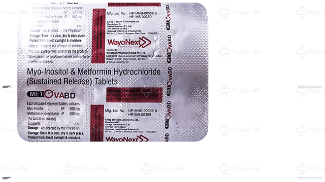 Metovabd 500/600mg Tablet SR 10s