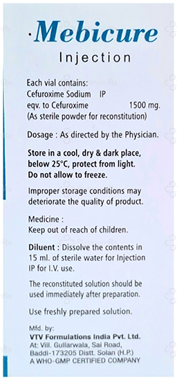 Mebicure 1500mg Injection 1s