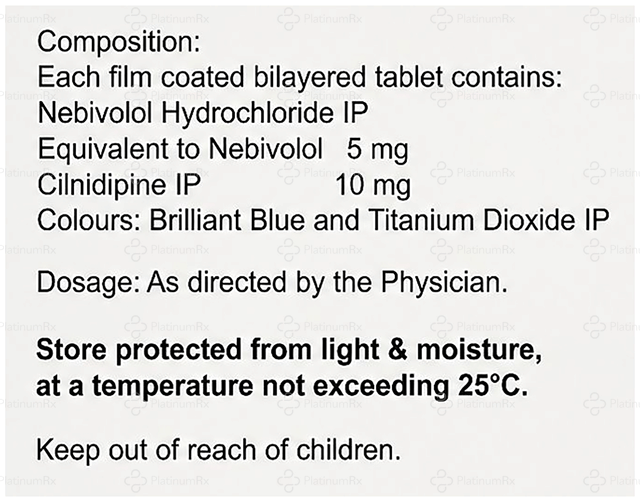 Nebitron LN 10/5mg Tablet 10s
