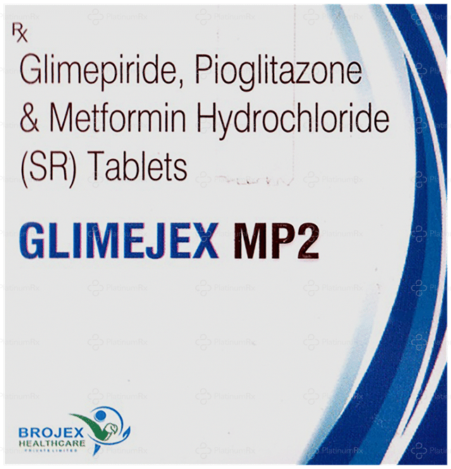 Glimejex MP 2/500/15mg Tablet SR 10s