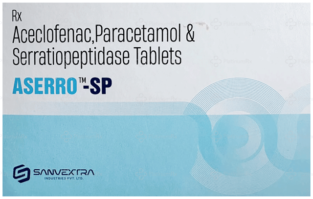 Aserro SP 100/325/15mg Tablet 10s