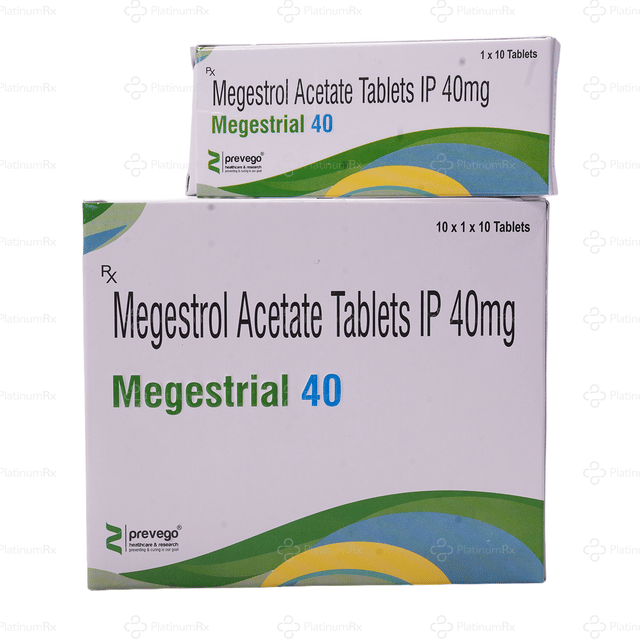 Megestrial 40mg Tablet 10s