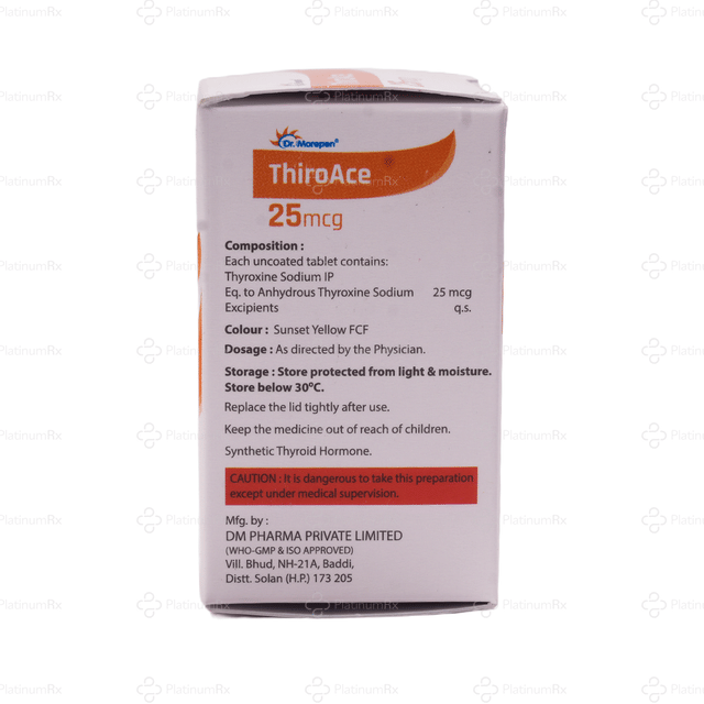 ThiroAce 25mcg Tablet 100s