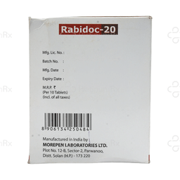 Rabidoc 20mg Tablet 10s