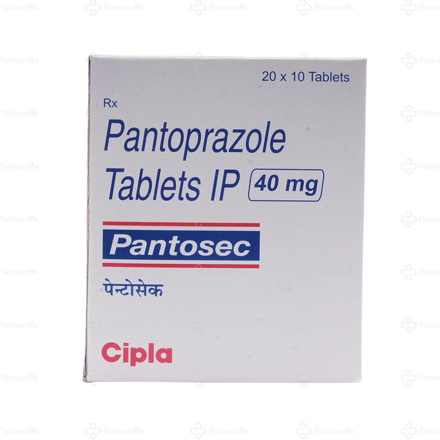 Pantosec 40mg Tablet 10s