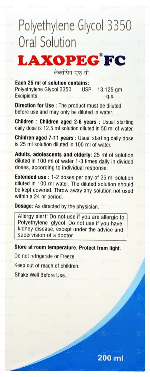 Laxopeg FC Oral Solution 200ml