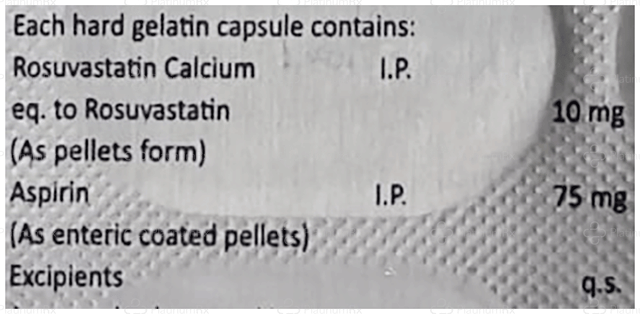 Rozuflip ASP 75/10mg Capsule 10s