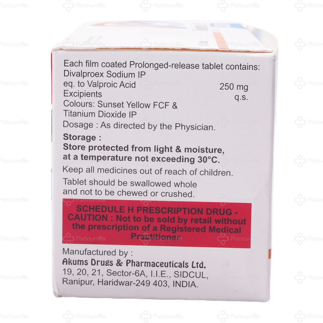 Diowelprex ER 250mg Tablet PR 15s