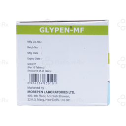 Glypen MF 80/500mg Tablet 10s
