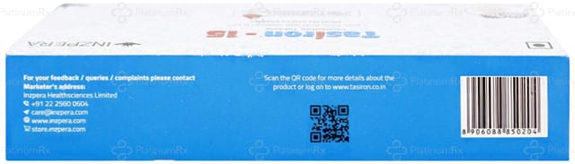 Tasiron 15mg Chewable Tablet 10s