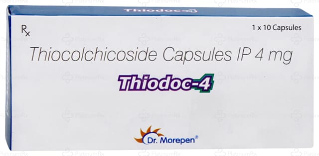 Thiodoc 4mg Capsule 10s