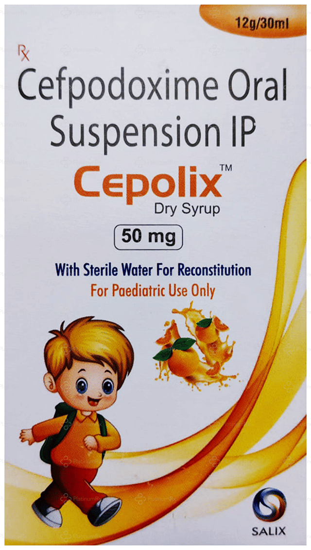 Cepolix 50mg Oral Suspension 30ml