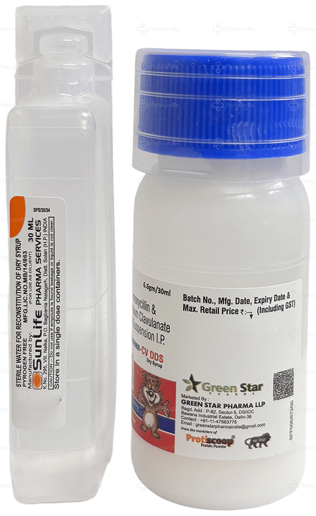 Moxreen CV DDS 400/57mg Oral Suspension 30ml