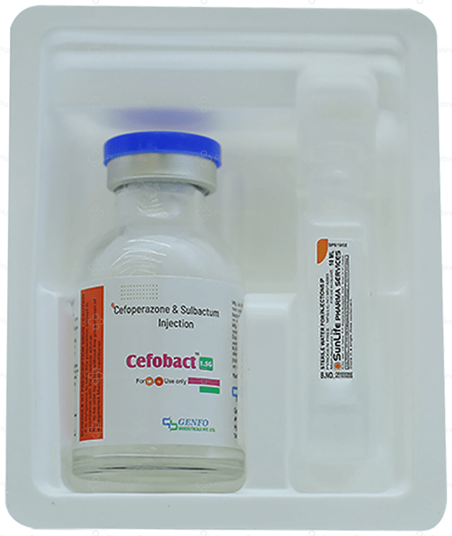Cefobact 1000/500mg Injection Combi Pack 1s