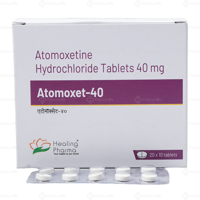 Atomoxet 40mg Tablet 10s