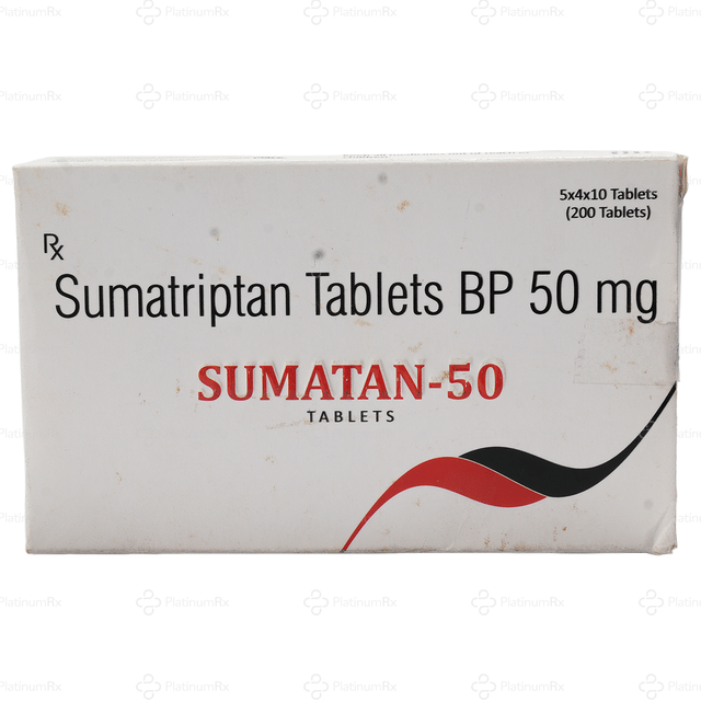 Sumatan 50mg Tablet 10s