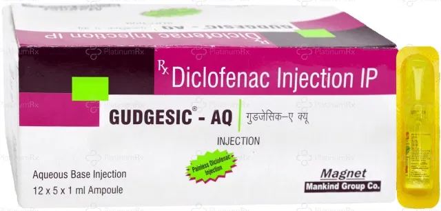 Gudgesic Aqua 75mg Injection