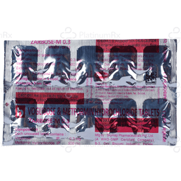 Zarbose M 500/0.3mg Tablet 10s