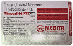 Glimpazil M 12.5/500mg Tablet 10s