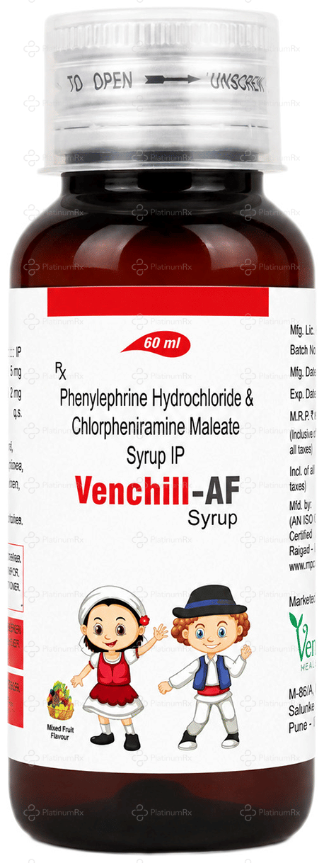 Venchill AF 2/5mg Mixed Fruit Syrup 60ml