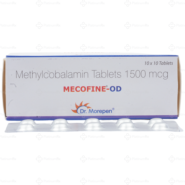 Mecofine OD 1500mcg Tablet 10s