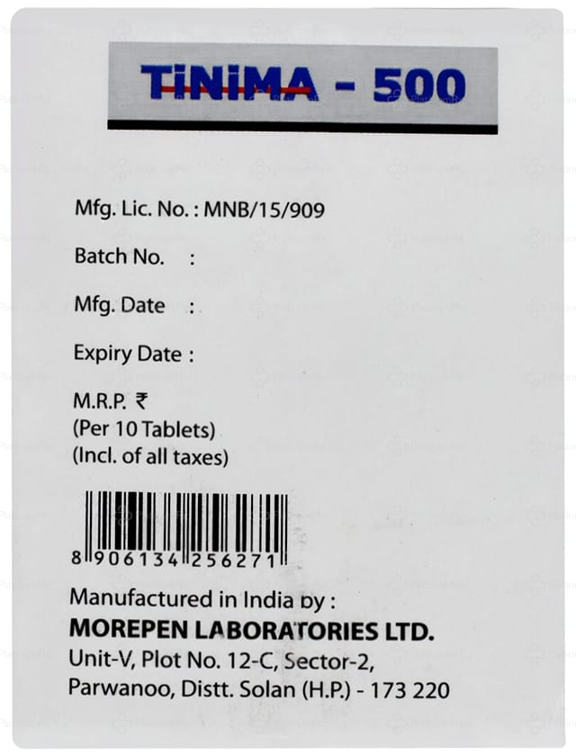 Tinima 500mg Tablet 10s