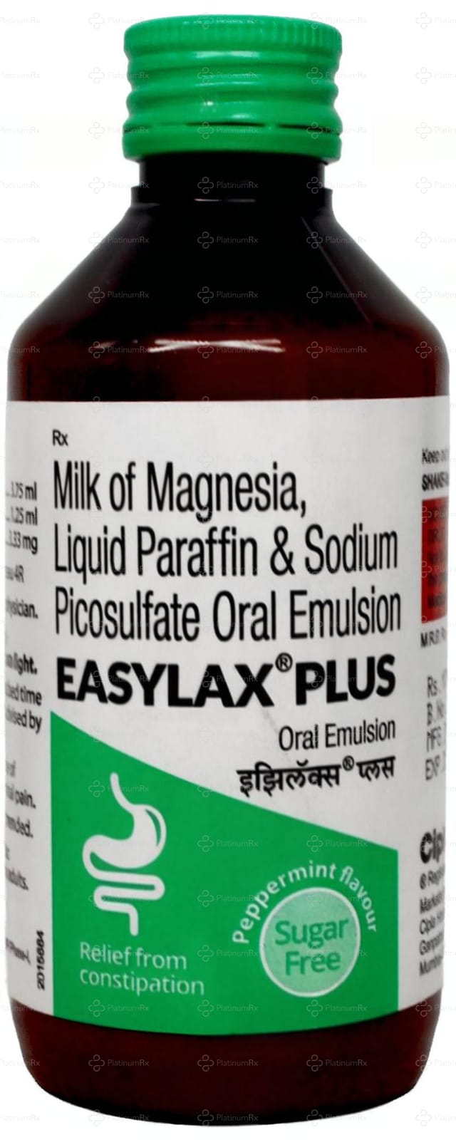 Easylax Plus Oral Emulsion Peppermint Syrup 170ml