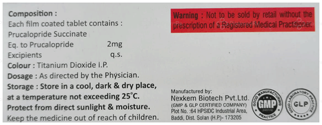 Pruquick 2mg Tablet 10s