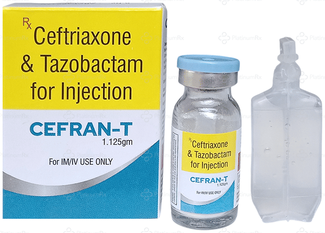 Cefran T 1000/125mg Injection 1s