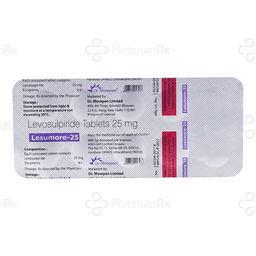 Lesumore 25mg Tablet 10s