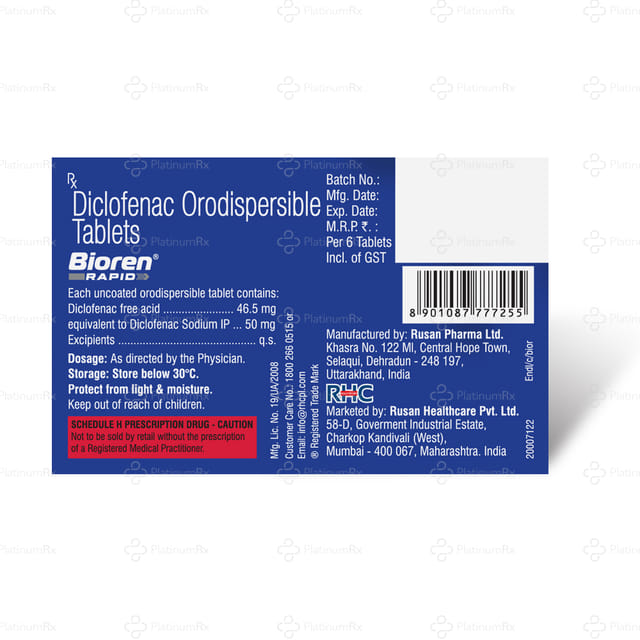 Rusan Bioran Rapid Orodispersible Tablet MD 10s