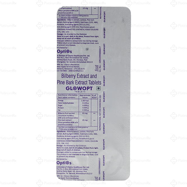 Glowopt 80/25mg Tablet 10s