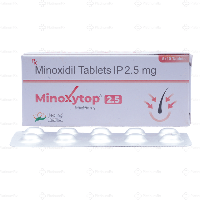 Minoxytop 2.5mg Tablet 10s