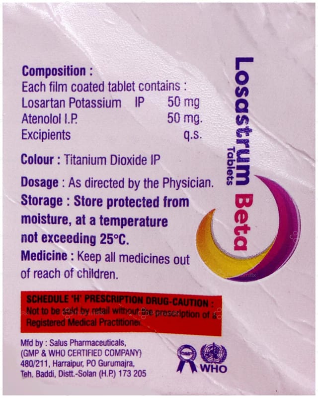 Losastrum Beta 50/50mg Tablet 15s