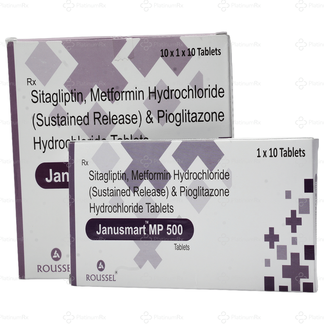 Janusmart MP 500/100/15mg Tablet SR 10s