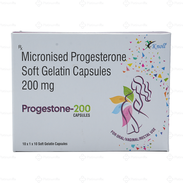 Progestone 200mg Capsule 10s