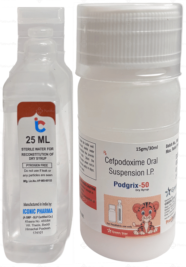 Podgrix 50mg Oral Suspension 30ml