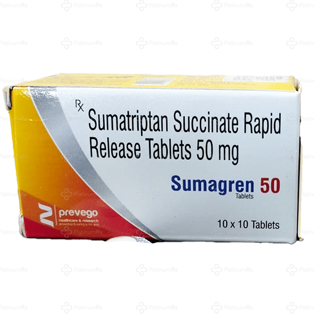 Sumagren 50mg Tablet SR 10s