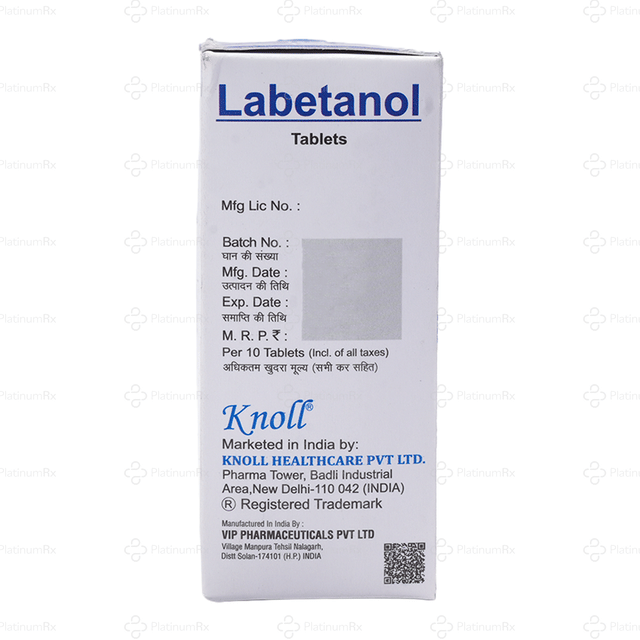 Labetanol 100mg Tablet 10s